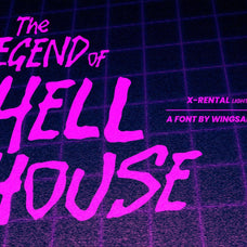 X-Rental - 1980s Retro Horror Font
