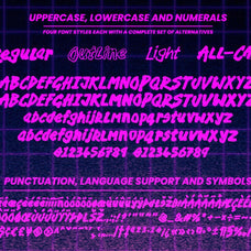 X-Rental - 1980s Retro Horror Font