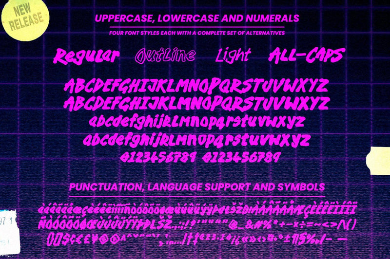 X-Rental - 1980s Retro Horror Font