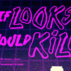 X-Rental - 1980s Retro Horror Font