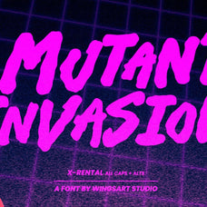 X-Rental - 1980s Retro Horror Font