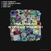 X30 Hologram Sticker Pack V1