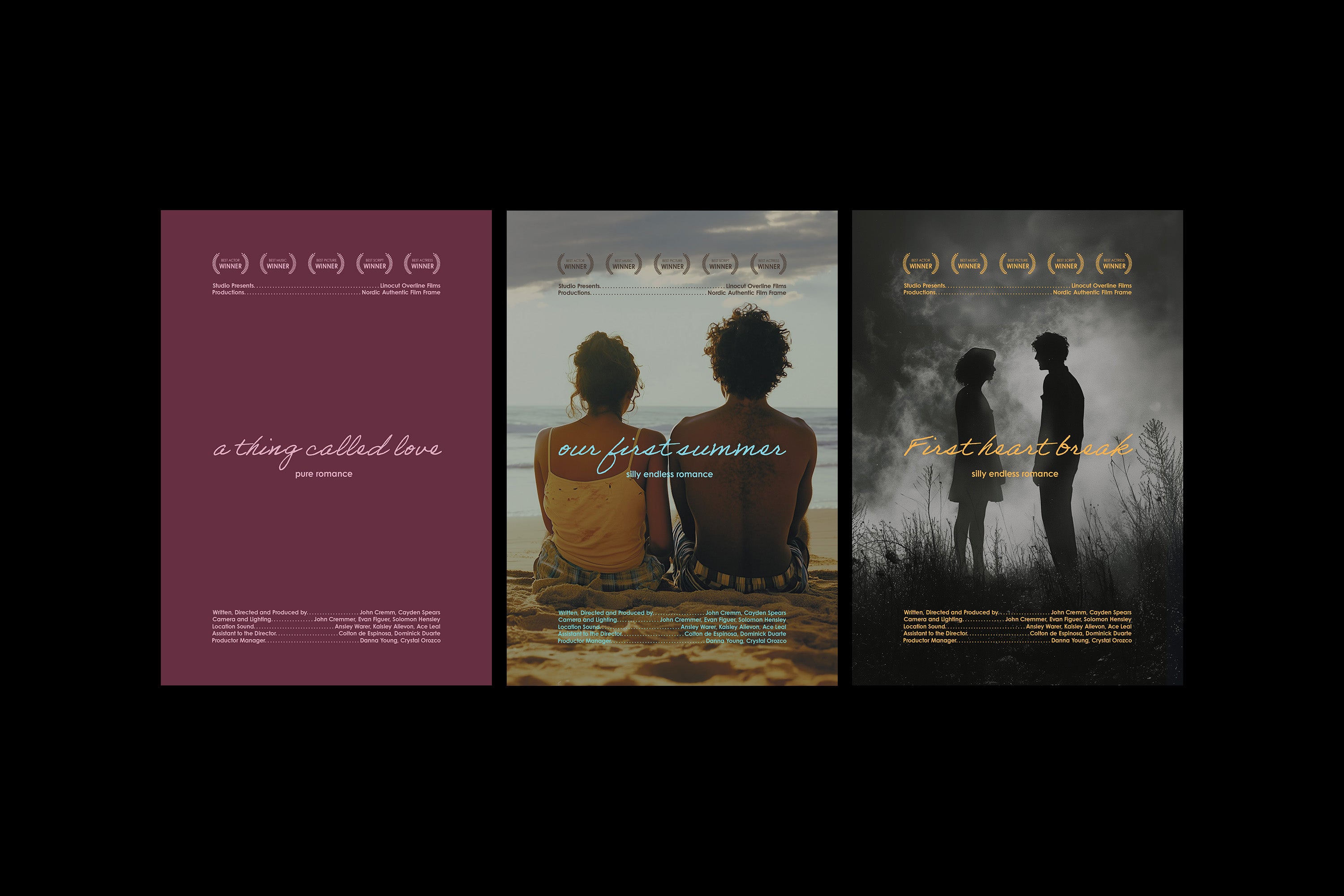 Romantic Movie Posters Collection