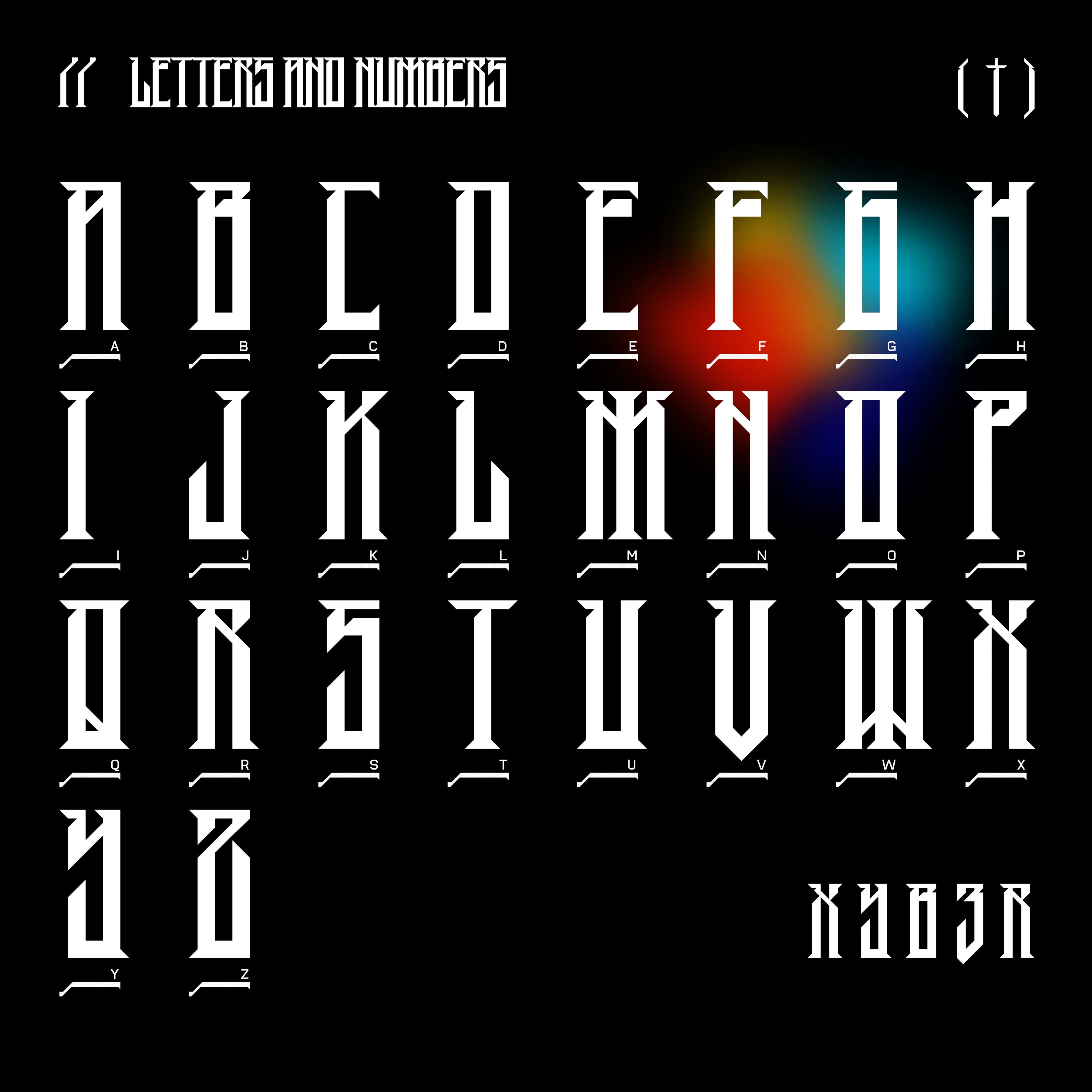 XYB3R Typeface