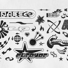 Y2K 240 Shapes Badges Graphic Styles