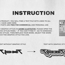 Y2K 240 Shapes Badges Graphic Styles