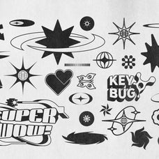 Y2K 240 Shapes Badges Graphic Styles