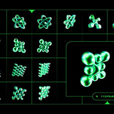 Y2K 3D Shapes Collection