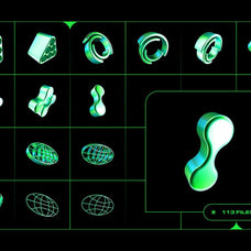 Y2K 3D Shapes Collection