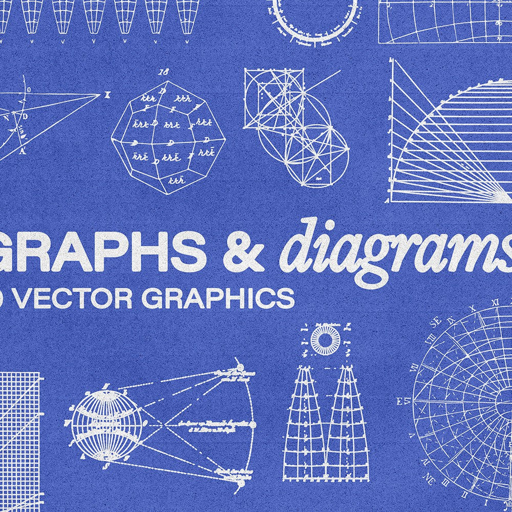 Graphs & Diagrams Vector Pack