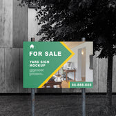 Yard Sign Mockup