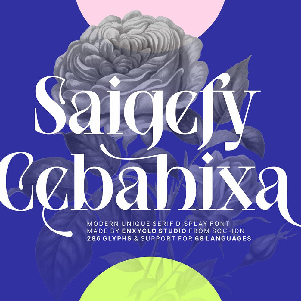 NCL Saigefy Cebahixa - Modern Serif Font