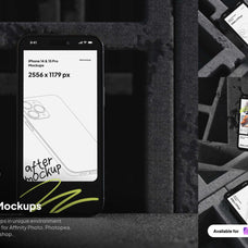Yunda iPhone Mockups