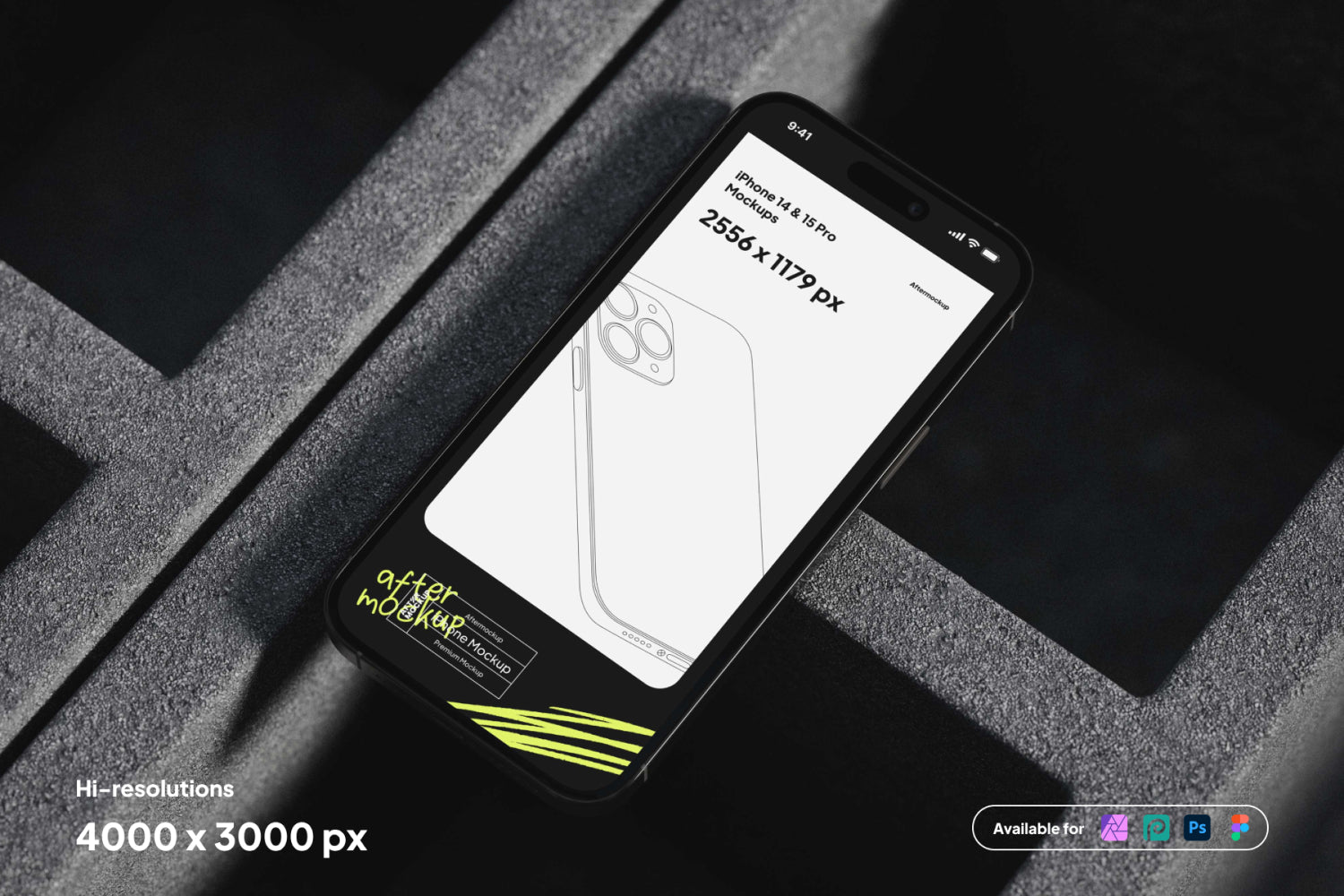 Yunda iPhone Mockups