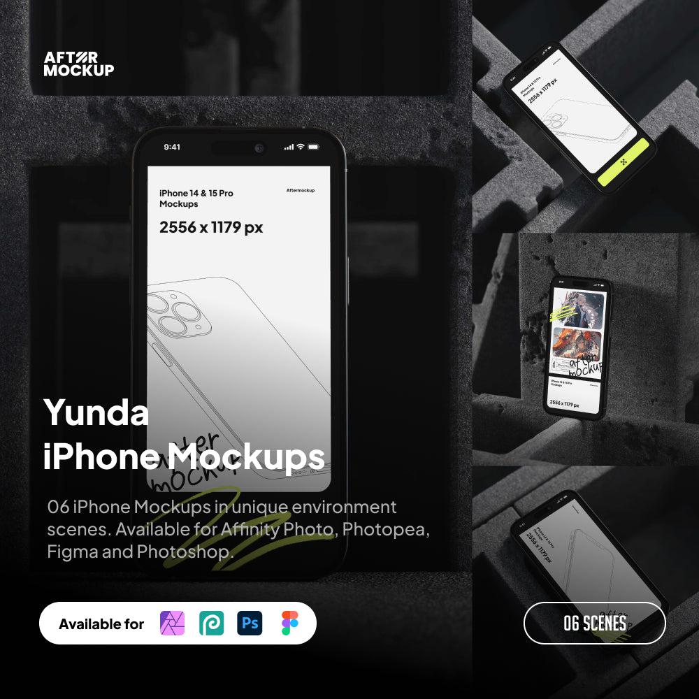 Yunda iPhone Mockups