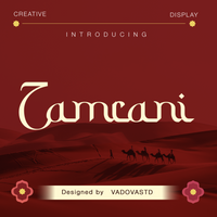 Zamrani Arabic Display Font