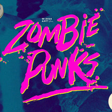 Zombie Punks: Retro 80s Horror Font