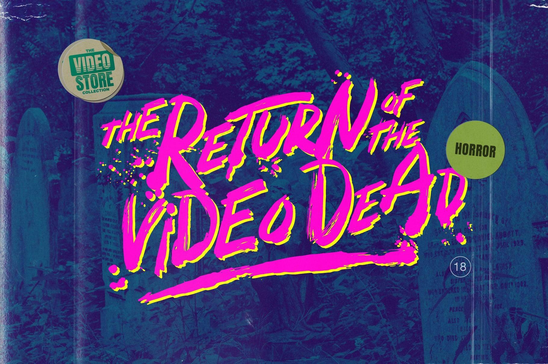 Zombie Punks: Retro 80s Horror Font