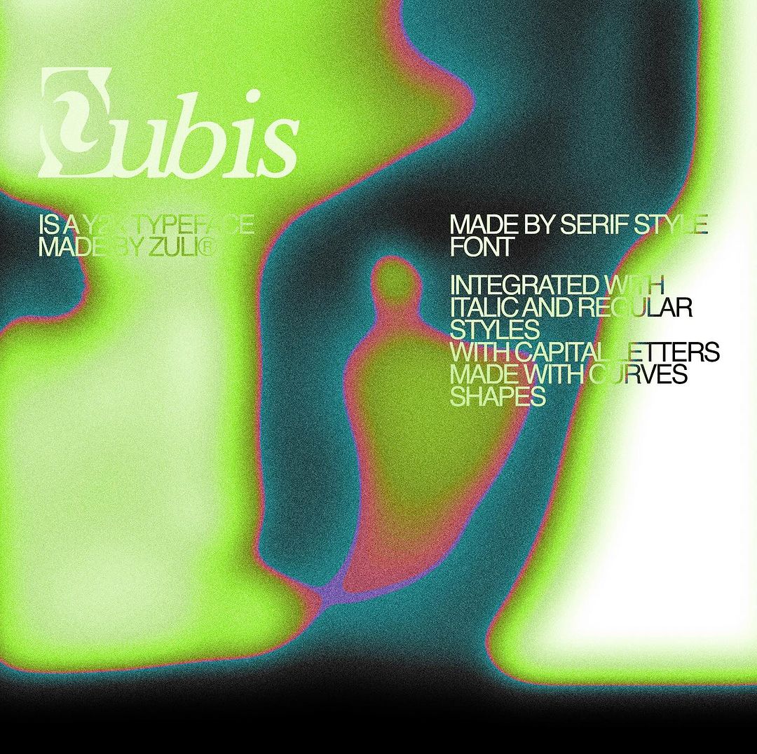 Zübis - Y2k Typeface