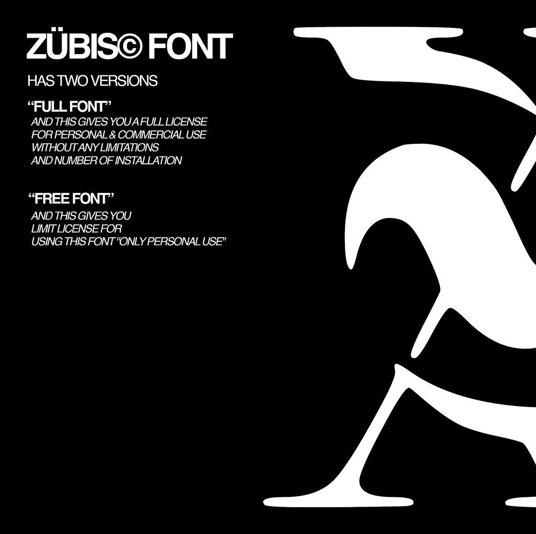 Zübis - Y2k Typeface