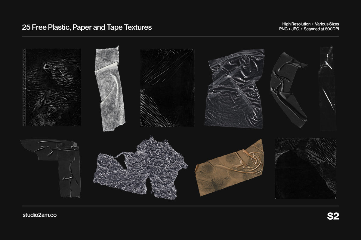 free plastic paper tape textures